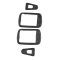EMPI 98-2046-0 Door Handle Seal, for Beetle 60-65, Set Of 4