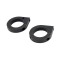 Billet Light Mount Brackets, For 1-3/4 Tube, Black, Pair