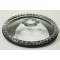 Steering Wheel, Billet 14 Diameter, 1 Dish Leather 6 Bolt