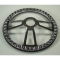 Steering Wheel, Billet 14 Diameter, 1 Dish Leather 3 Spoke