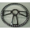 Steering Wheel, Billet 14 Diameter, 1 Dish, 3 Spoke 6 Bolt