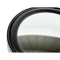 Deluxe Side Mirror, Black with Flat Lense, Each