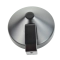 Deluxe Side Mirror, Black with Flat Lense, Each