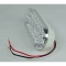 Led Oval Tail Light, Clear/Red, Sold Each