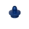 JayCee Billet Oil Filler Cap With -8 Breather Port, Blue