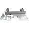 JP JP-8176-0 Complete Exhaust System, Fits 13-1600cc Type 1 & 2 67-67