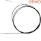 EMPI 251-711-630 Emergency Brake Cable, for Vanagon 79-82, Right Side