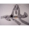 Seat Belt, 2 Shoulder & 3 Lap, Duck Bill, Deluxe Grey